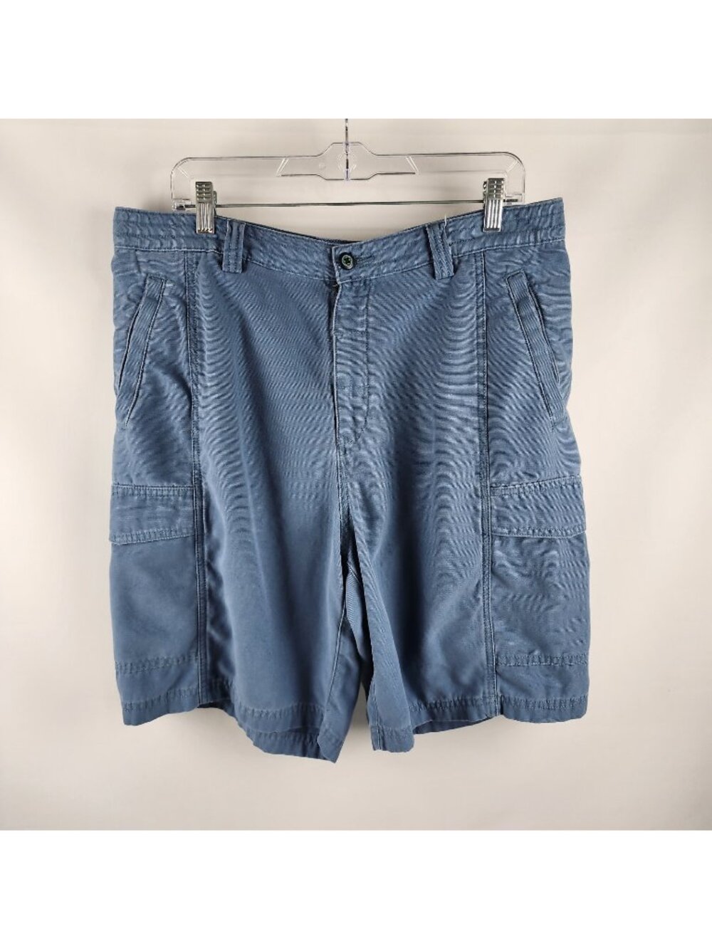Tommy Bahama Shorts Mens 36x9 Blue Relax Cargo Short Slash Pockets